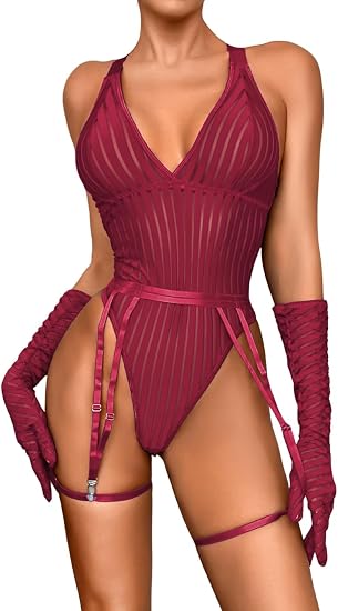 Backless Statement Teddy Bodysuit