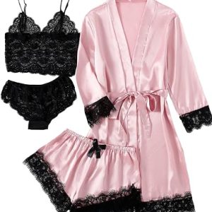 Kimono-Style Nightgown Sleepwear