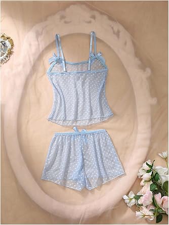 Women's Short Pajama Lingerie Set